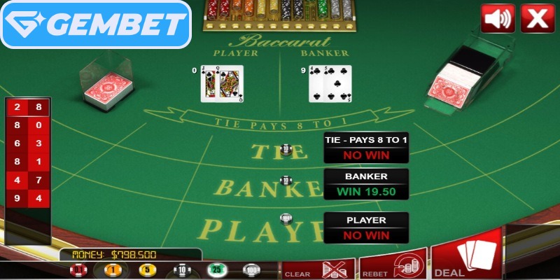 Multiple Options in Baccarat Online GEMBET to Know